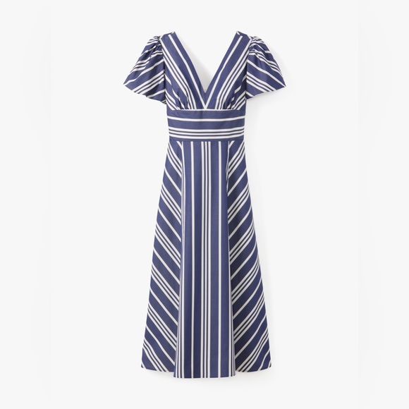 Kate Spade Cafe Stripe Midi Dress - Picture 3 of 11